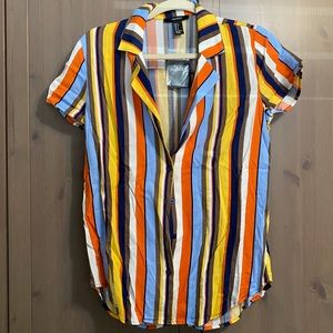 Forever 21 Striped button down shirt